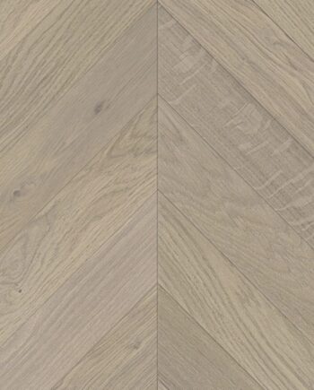 Chevron Parkett Eiche Esta AB Sandstone 780 mm extramatt lackiert