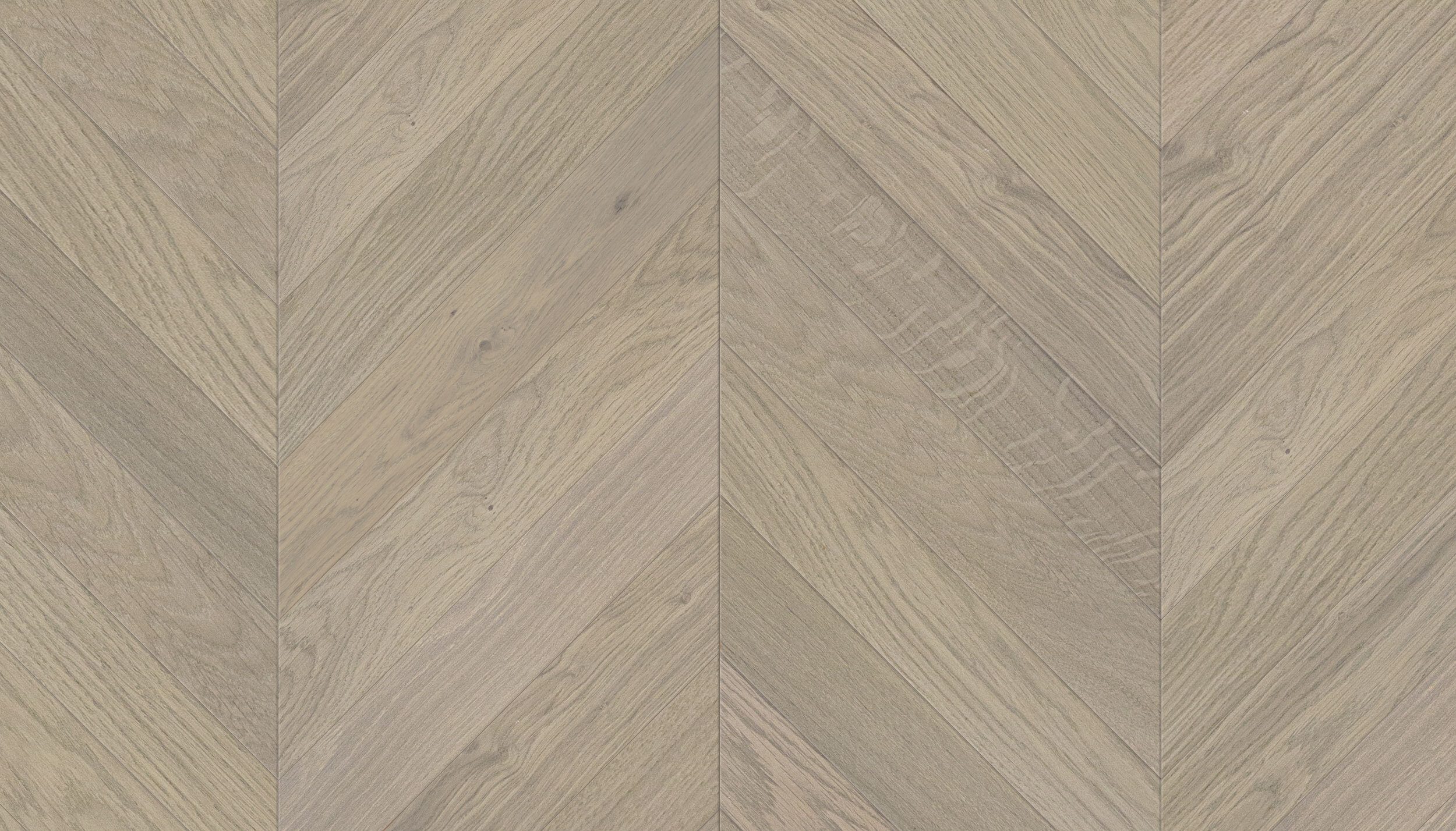Chevron Parkett Eiche Esta AB Sandstone 780 mm extramatt lackiert – 2