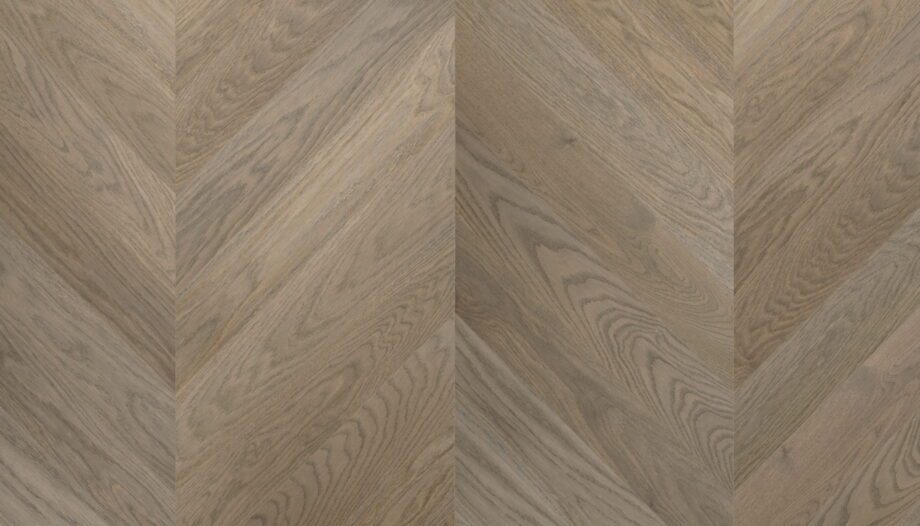 Chevron Parkett Eiche Esta Nordic S Gipsy extramatt lackiert – Nahaufnahme Chevron Parkett Eiche Esta Nordic S Gipsy extramatt lackiert – 2