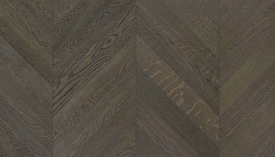 Chevron Parkett Eiche Esta Nordic S Lava Grey extramatt lackiert – Nahaufnahme Chevron Parkett Eiche Esta Nordic S Lava Grey extramatt lackiert – 2