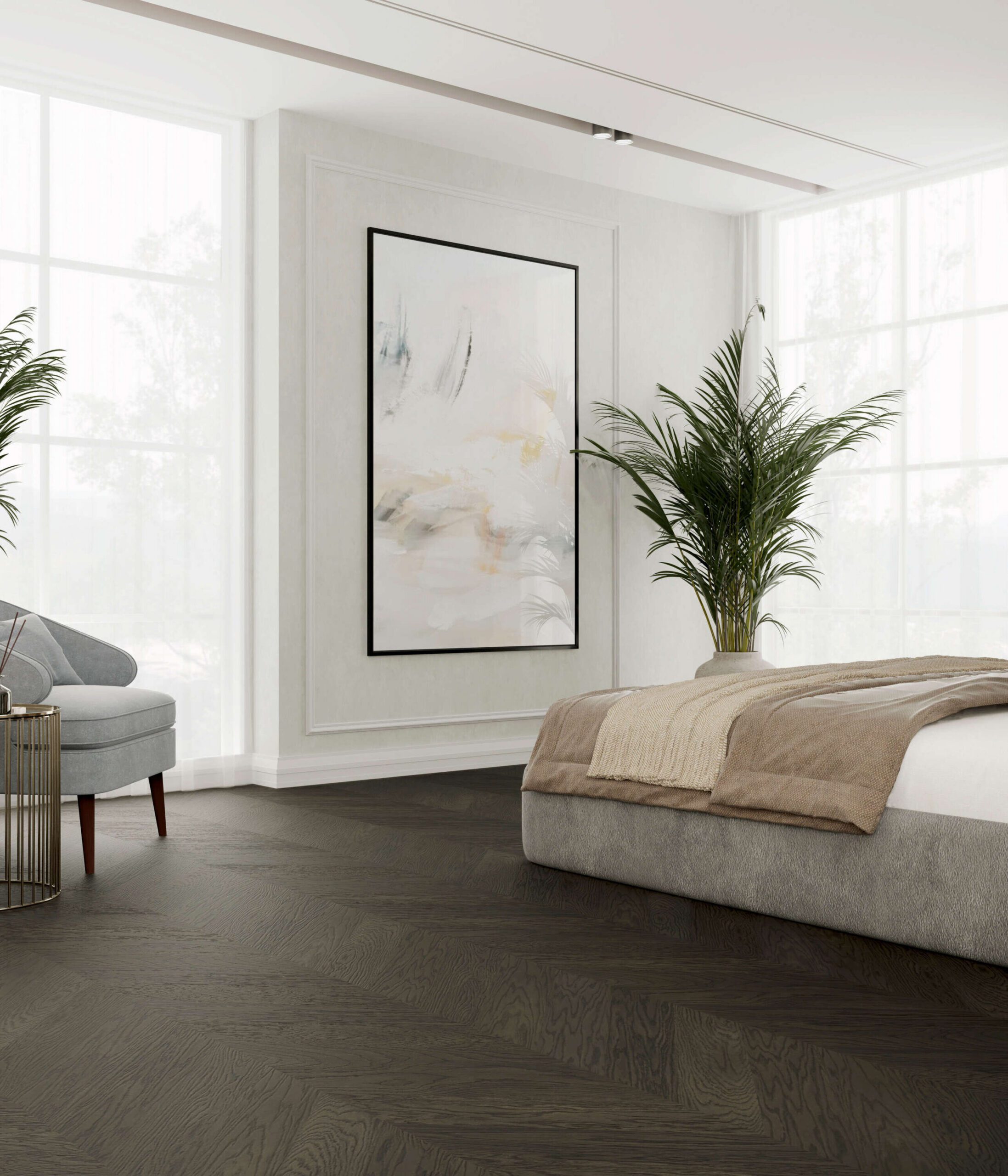 Chevron Parkett Eiche Esta Nova Eco Elite Lava Grey extramatt lackiert – 3