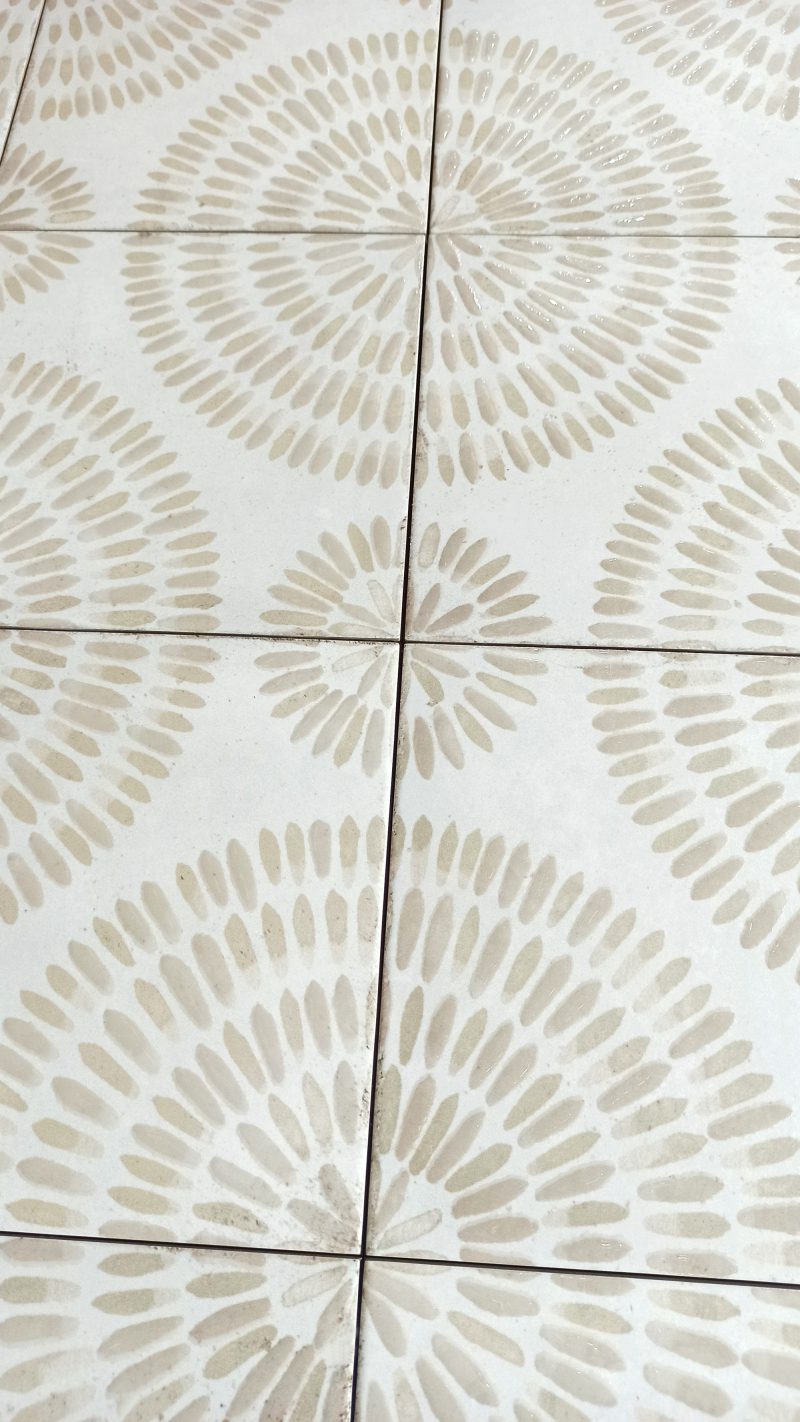 Bodenfliese aus Feinsteinzeug in Handmade-Optik Dune Atlantique Blanc, 20x20 cm, 9 mm, Weiß, Soft&Safe, R10 – 4