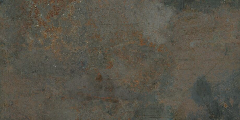 187728-1 Bodenfliese aus Feinsteinzeug in Rostoptik Dune Diurne Oxide, 60x120 cm, 10 mm, Rostbraun