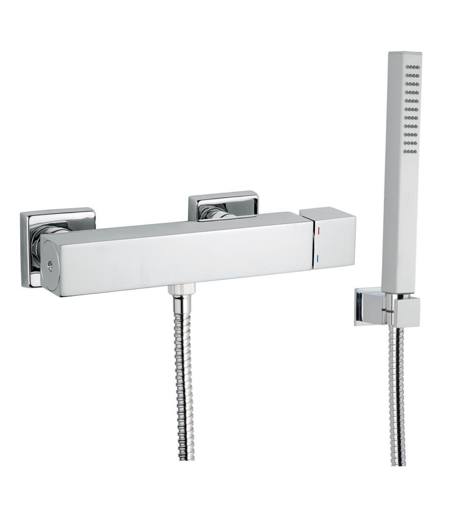 Duscharmatur Emmevi Siris 47002, Chrom, Hebel ohne Stiel, Armatur + Brauseset Duscharmatur Emmevi Siris 47002 – 2