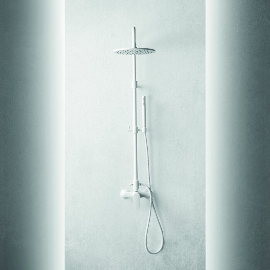 Duschsäule mit Armatur Emmevi Nicla 8900284, Kopfbrause Ø 250 mm – Ansicht 2 Duschsäule mit Armatur Emmevi Nicla 8900284, Kopfbrause Ø 250 mm – 2