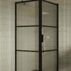 Duschecke Hietakari Bläk 760 Tokyo, Festwand + Drehtür – 4