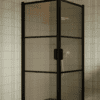 Duschecke Hietakari Bläk 762 Tokyo, schwarzer Rahmen, Bronzeglas