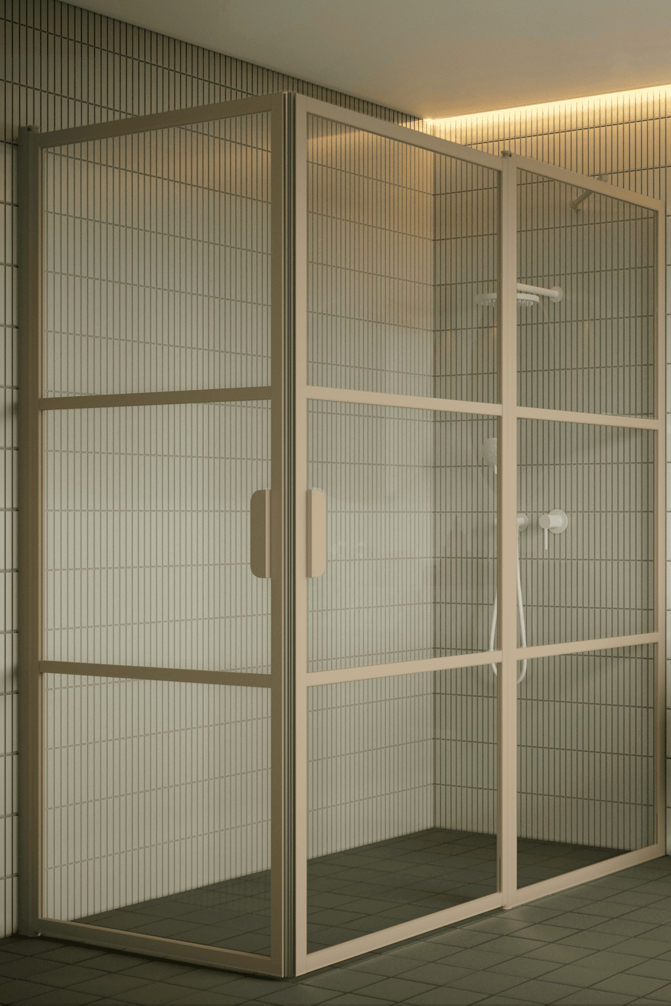 Duschecke Hietakari Bläk 763 Tokyo, Drehtür + Drehtür mit Festteil – 5