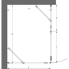 Duschecke Hietakari Forma 370 – Masszeichnung Duschecke Hietakari Forma 370 – Masszeichnung