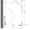 Duschecke Hietakari Forma 377 – Masszeichnung Duschecke Hietakari Forma 377 – Masszeichnung