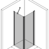 Duschecke Hietakari Infinia 251 – 3D-Zeichnung Duschecke Hietakari Infinia 251 – 3D-Zeichnung