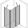 Duschecke Hietakari Infinia 253, Festwand + Drehtür mit Festteil – Ansicht 3 Duschecke Hietakari Infinia 253, Festwand + Drehtür mit Festteil – 3