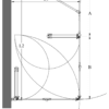 Duschecke Hietakari Infinia 261, Falttür + Falttür mit Festteil – 2