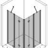 Duschecke Hietakari Infinia 264, Falttür mit Festteil + Falttür mit Festteil – Ansicht 3 Duschecke Hietakari Infinia 264, Falttür mit Festteil + Falttür mit Festteil – 3