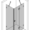 Duschecke Hietakari Vetro 542 – 3D-Zeichnung Duschecke Hietakari Vetro 542 – 3D-Zeichnung
