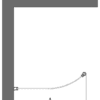 Gebogene Duschwand mit Teleskopstütze Hietakari Infinia 121 – Ansicht 2 Gebogene Duschwand mit Teleskopstütze Hietakari Infinia 121 – 2