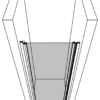 Dusch-Drehtür mit Wandmagnet Hietakari Infinia 233 – Ansicht 3 Dusch-Drehtür mit Wandmagnet Hietakari Infinia 233 – 3