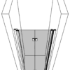 Dusch-Falttür mit Wandmagnet Hietakari Infinia 234 – 3