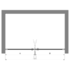 Duschabtrennung für Nische Hietakari Bläk 803 Shanghai – Masszeichnung Duschabtrennung für Nische Hietakari Bläk 803 Shanghai, Drehtür + Drehtür – 2