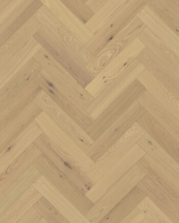 Fischgrätparkett Eiche Parky Swing Sand Oak Rustic Light, Furnier, gebürstet, supermatt lackiert, 593 x 121 x 10 mm