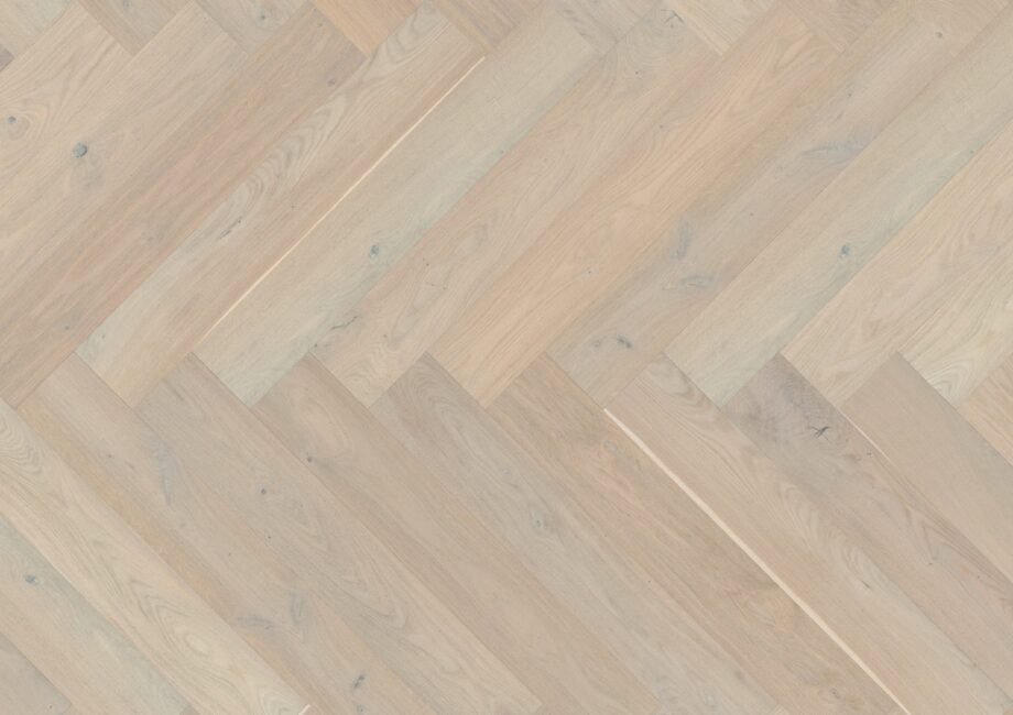 Fischgrätparkett Eiche, ter Hürne, Oak sand grey, Fischgrätparkett, gebürstet, gefast, Naturöl