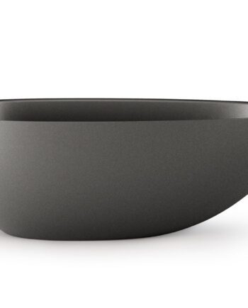 Freistehende Badewanne PAA BELLA OVO 170x80 cm, Graphite
