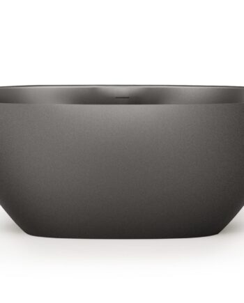 Freistehende Badewanne PAA PERLA 160 160x75 cm, Graphite