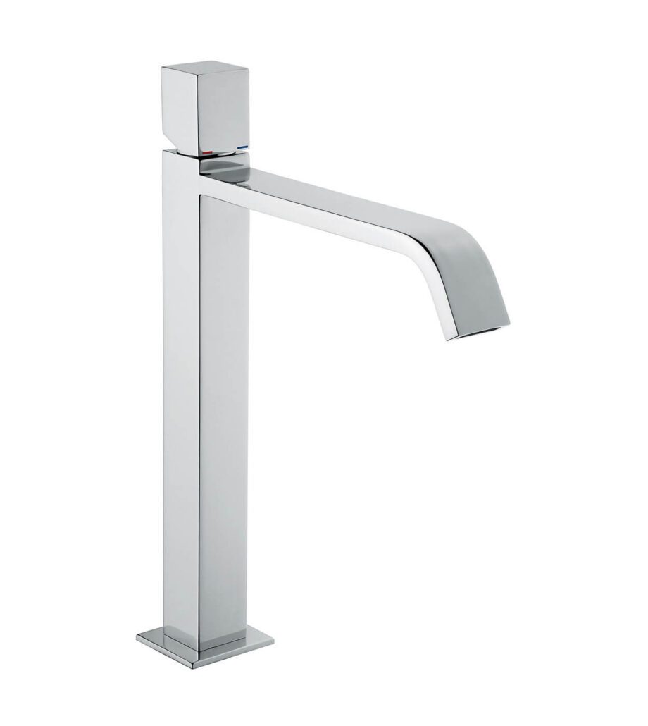 Hohe Waschtischarmatur Emmevi Siris 47006 mit Click-Clack, Chrom, Hebel ohne Stiel Hohe Waschtischarmatur Emmevi Siris 47006 mit Click-Clack
