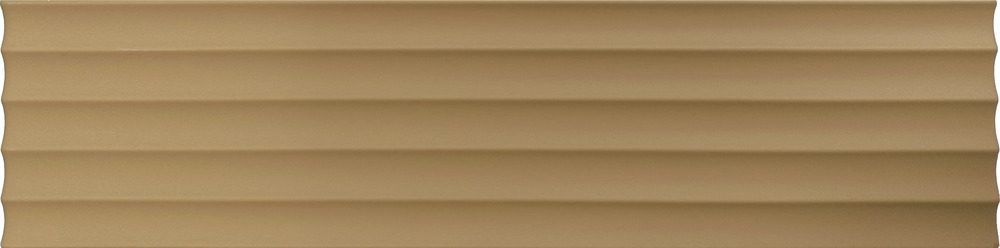 Keramik-Wandfliese mit Rillenrelief Dune Ima Mostaza, 10x40 cm, 9 mm, Senfgelb