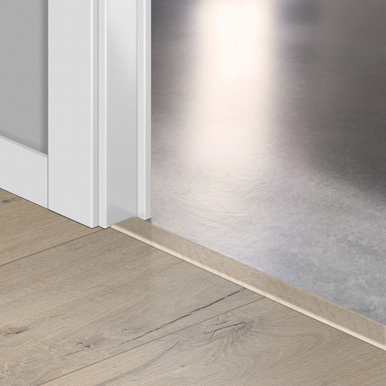 Incizo 5-in-1 Übergangsprofil Quick-Step Soft Oak Light für Laminat, 13x48x2150 mm