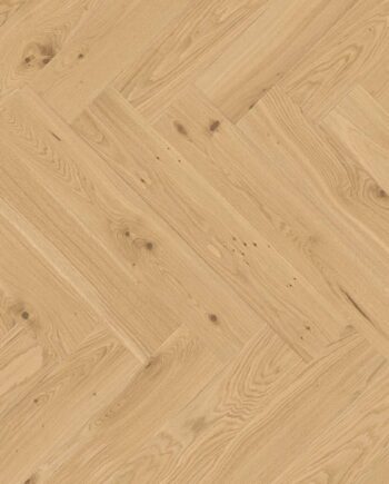 Fischgrätparkett Bauwerk Vectorpark Eiche Crema 35 B-Protect gebürstet