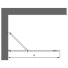Feste Duschwand Hietakari Forma 301 – 2