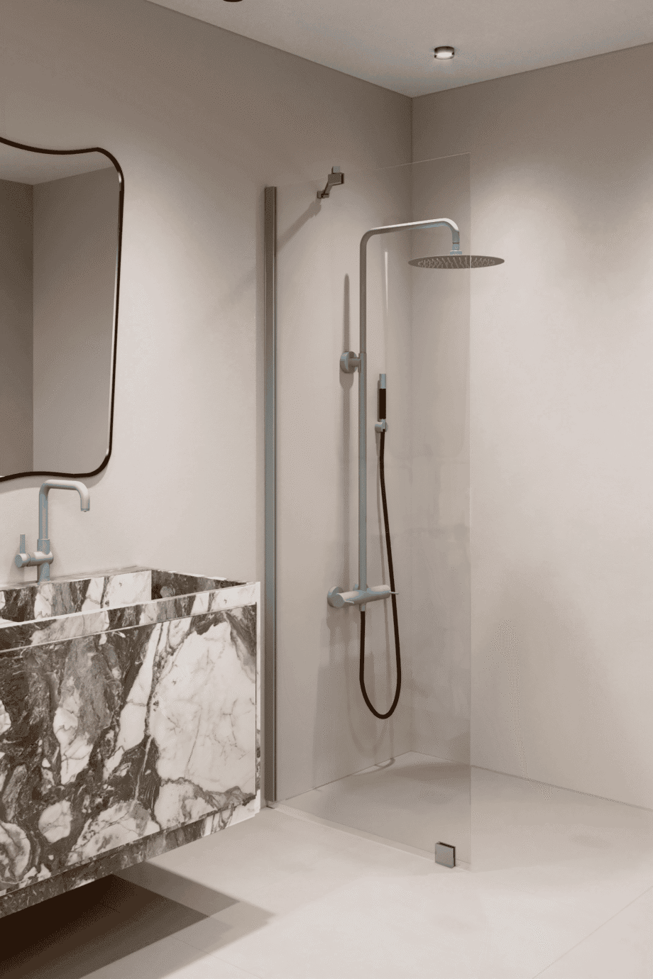 Feste Duschwand Hietakari Forma 301 – 4