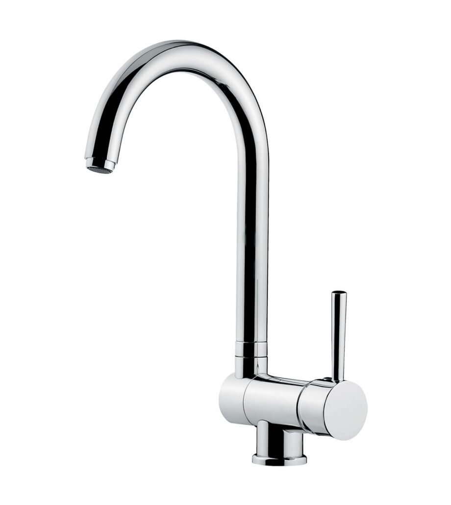 Vorfenster-Küchenarmatur Emmevi Piper 45335 mit abklappbarem Auslauf