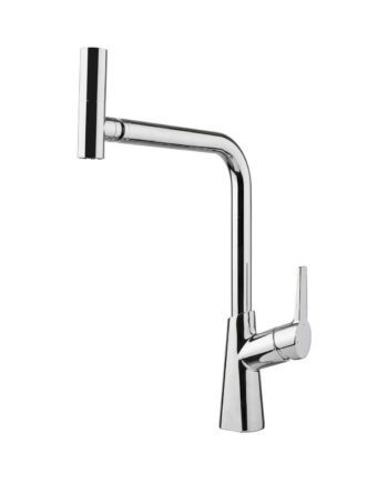 Küchenarmatur Emmevi Nicla 89078ES, hoher L-Auslauf