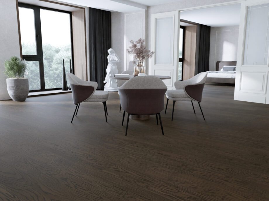 Landhausdiele Eiche Esta Nova Eco Elite Lava Grey UV-geölt – Nahaufnahme Landhausdiele Eiche Esta Nova Eco Elite Lava Grey UV-geölt – 3