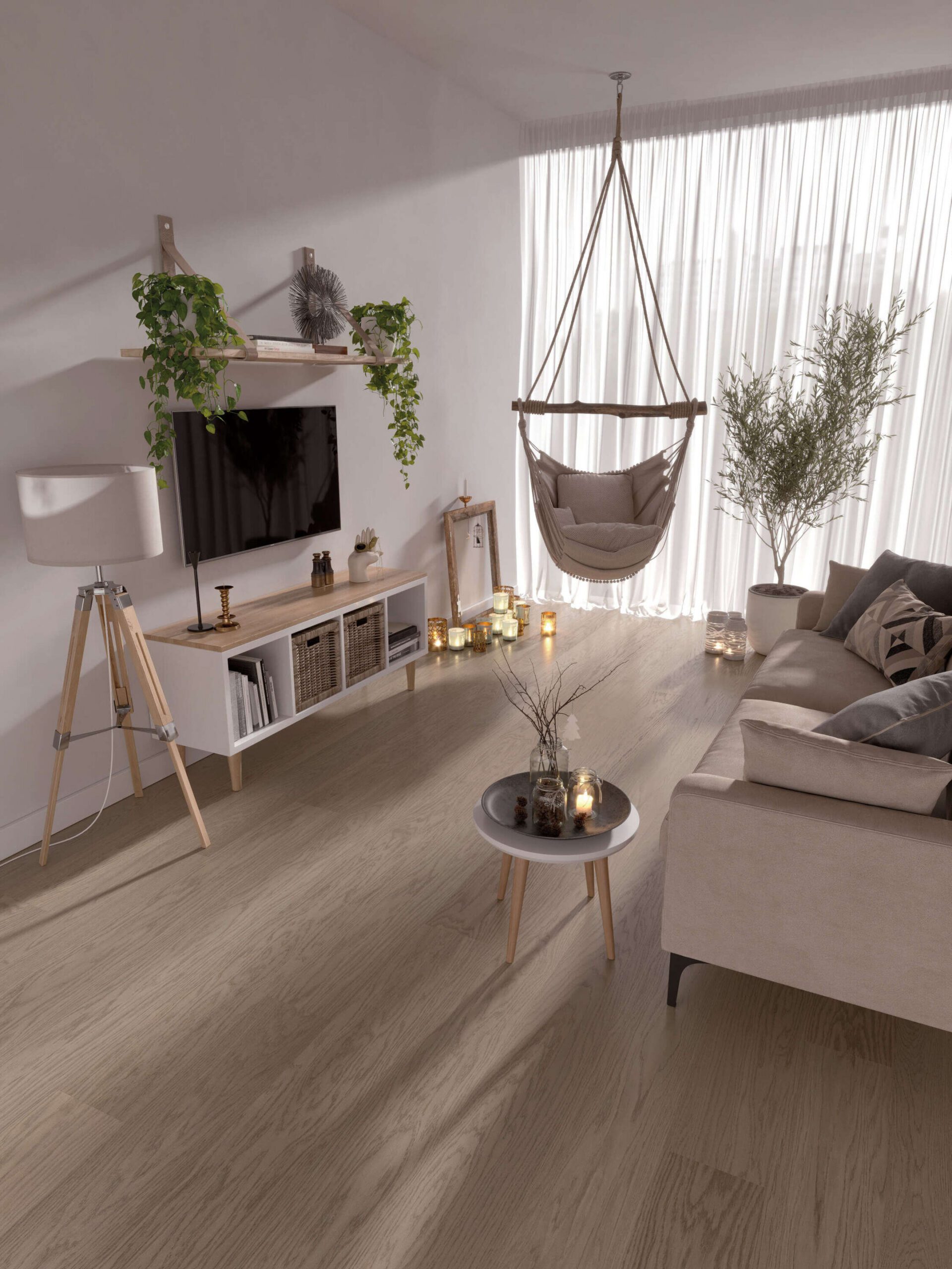 Landhausdiele Eiche Esta Nova Eco Elite Sandstone extramatt lackiert – 3