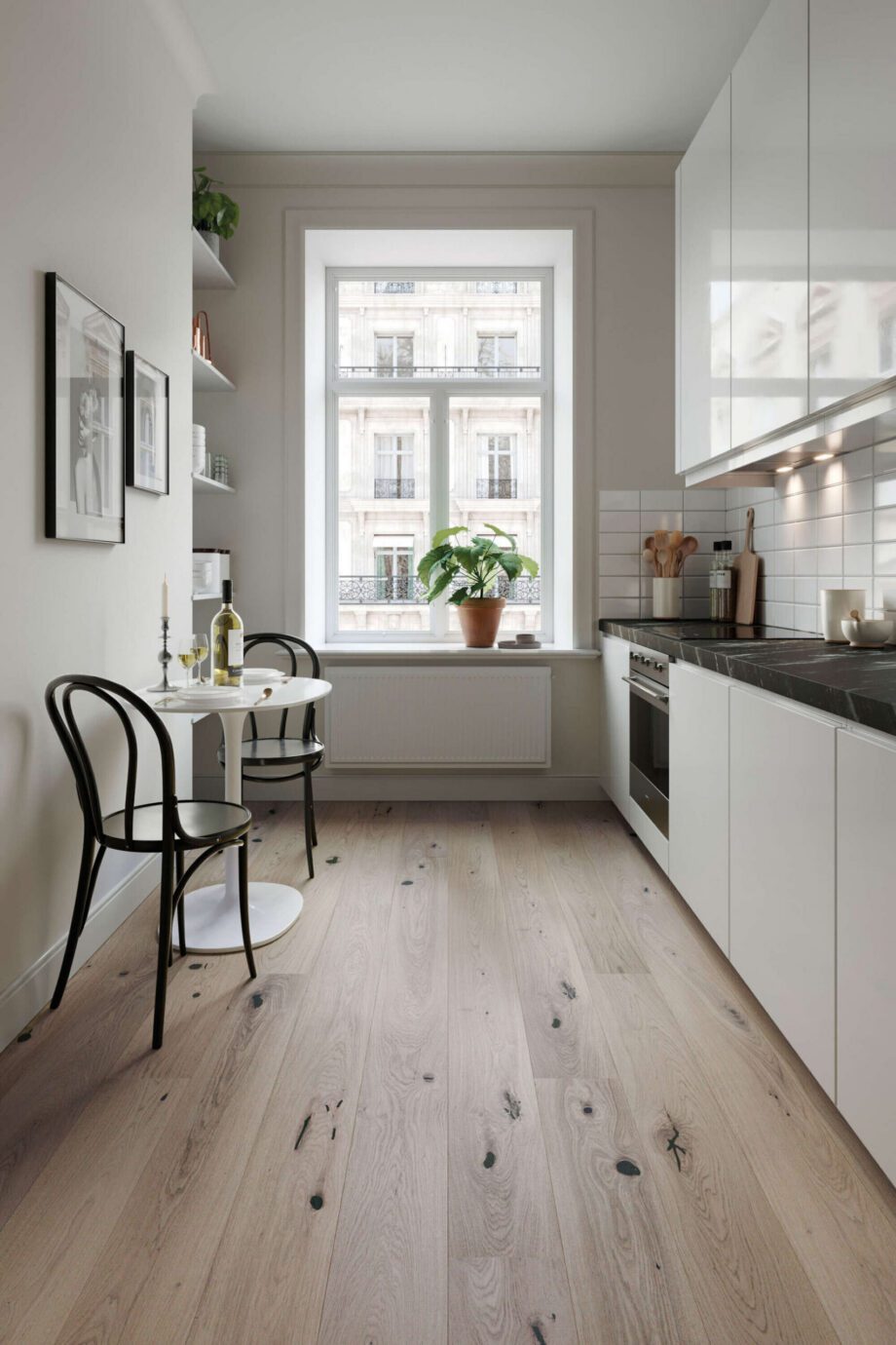 Landhausdiele Eiche Esta Rustic Sandstone extramatt lackiert – Nahaufnahme Landhausdiele Eiche Esta Rustic Sandstone extramatt lackiert – 3