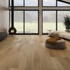 Landhausdiele Eiche Esta Vivid Beige extramatt lackiert – im Wohnraum Landhausdiele Eiche Esta Vivid Beige extramatt lackiert – 3