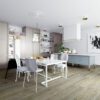 Landhausdiele Eiche Esta Vivid Olive Grey Ivory Pores extramatt lackiert – Nahaufnahme Landhausdiele Eiche Esta Vivid Olive Grey Ivory Pores extramatt lackiert – 3