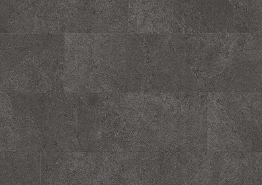 LVT Vinylboden Quick-Step, Ambient Click, Fliese schwarz, gefast