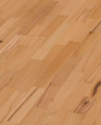 3-Stab Parkett Meister, Longlife PC 200, Steamed beech lively 09046, 3-Stab, 2400 x 200 mm, gebürstet, ultramatt lackiert