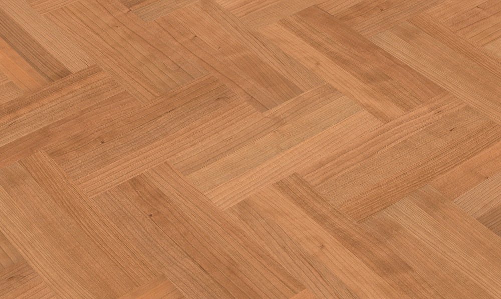 Mosaikparkett Kirschbaum amerikanisch Natur/Select, 3-fach Fischgrät, roh, 8 x 22,86 x 160 mm