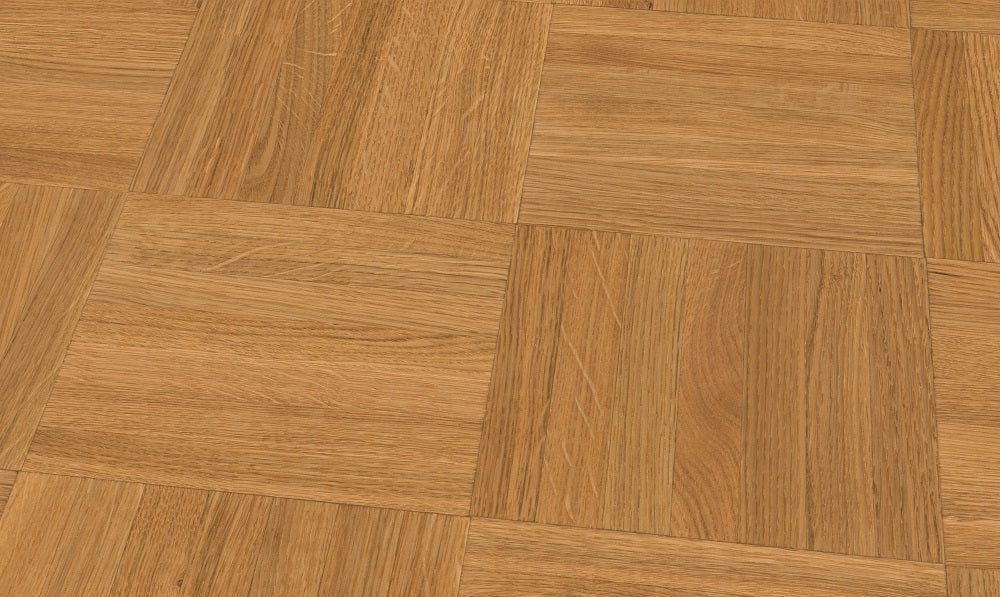 Mosaikparkett Eiche Exquisit, Würfel, roh, 8 x 22,86 x 160 mm