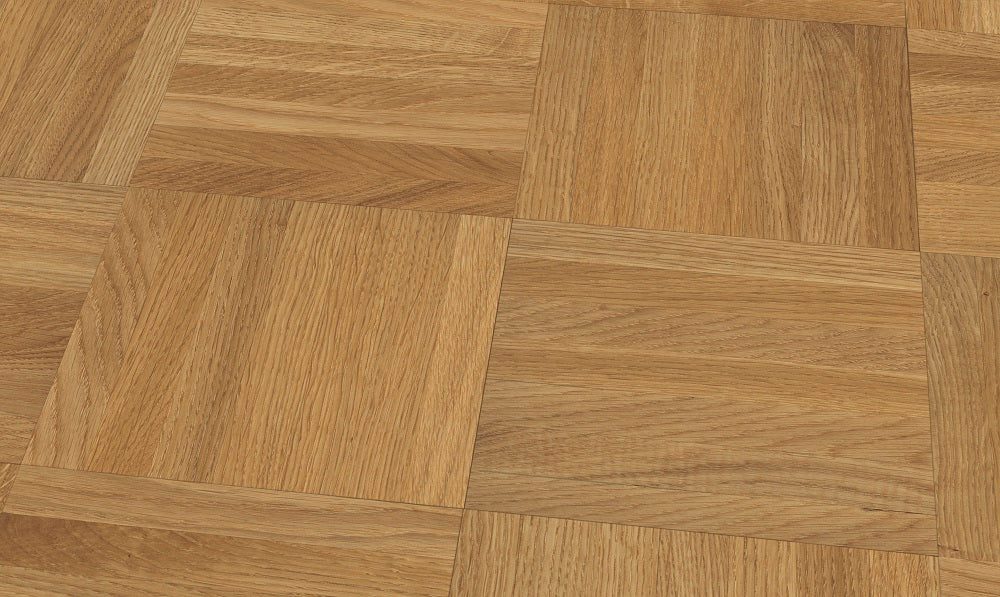 Mosaikparkett Eiche Standard, Würfel, roh, 8 x 22,86 x 160 mm