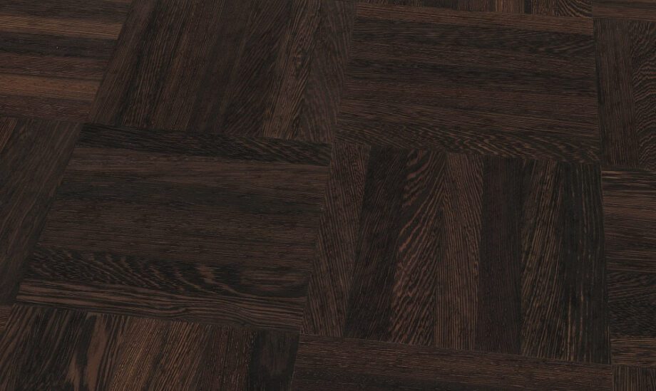 Mosaikparkett Wenge Natur, Würfel, roh, 8 x 22,86 x 160 mm