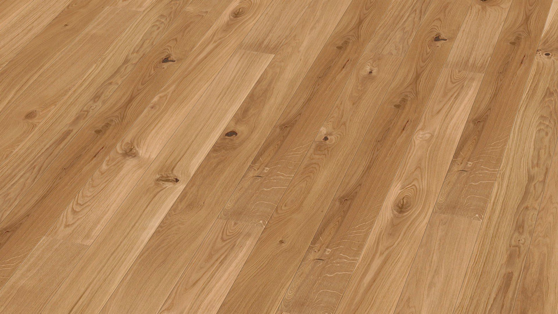 Parkett Bauwerk Casapark Budget Cut Eiche 45 gebürstet matt lackiert 139mm – 2