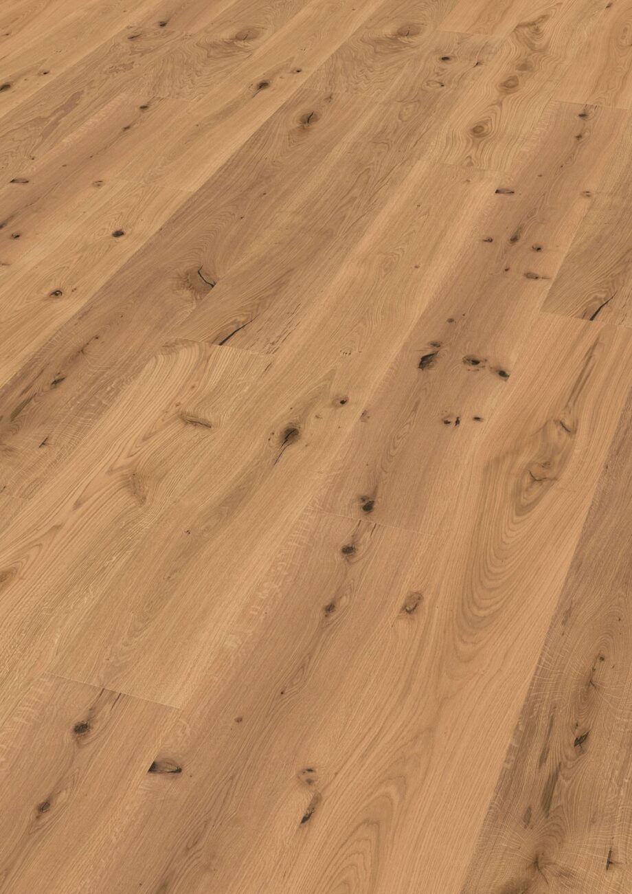 Parkett Eiche Rustical 260mm lai gefast gebürstet geölt