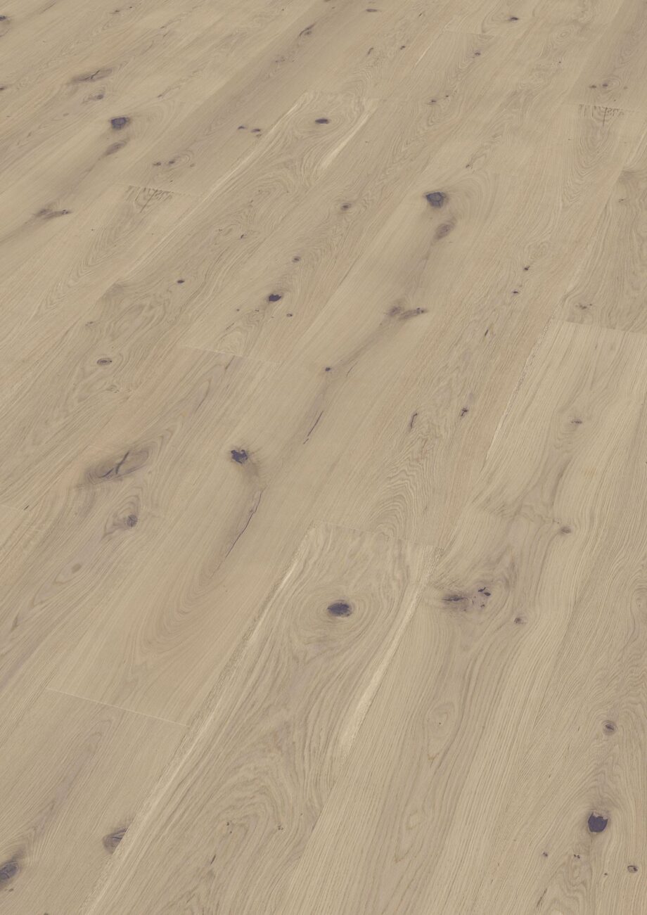 Parkett Landhausdiele Eiche Rustical 260mm lai gefast gebürstet weiß geölt Parkett Landhausdiele Eiche Rustical 260mm lai gefast gebürstet weiß geölt