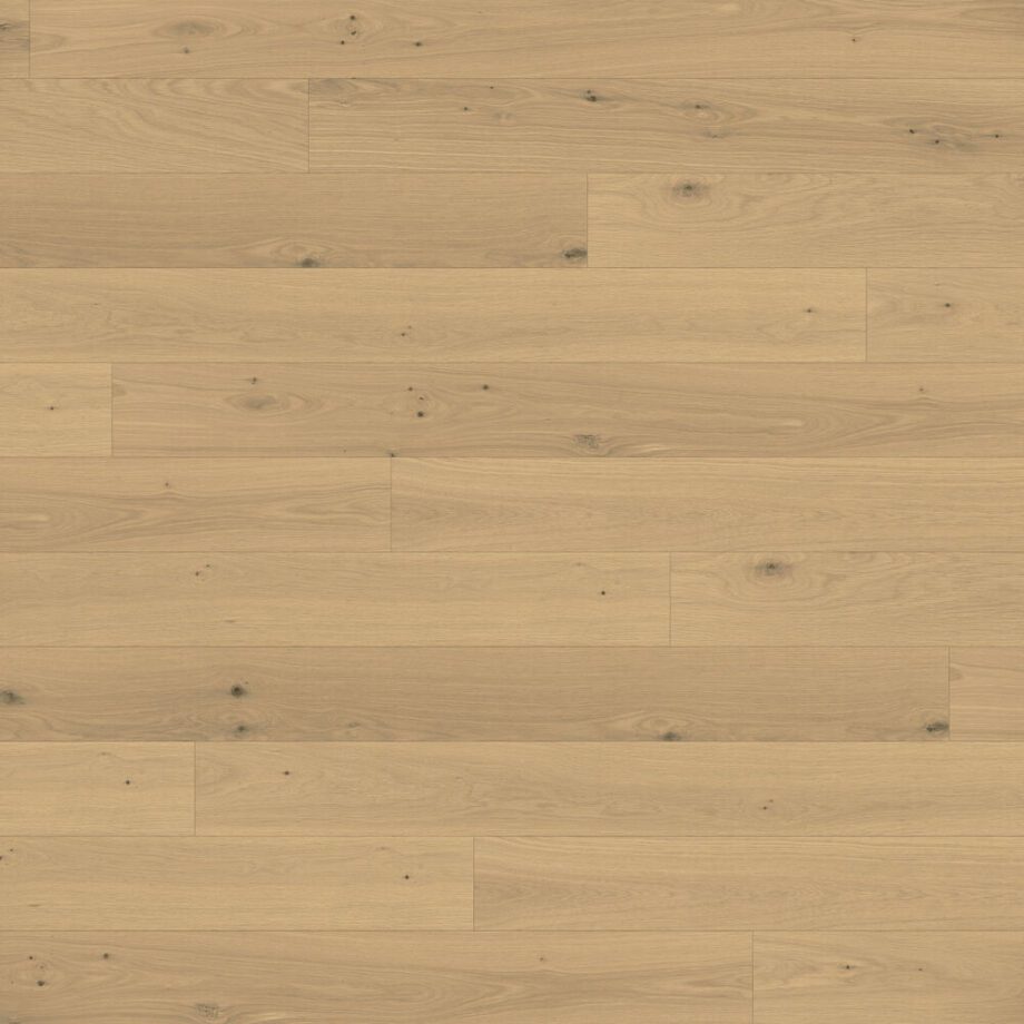 Spoonparkett Parky Deluxe+ Sand Oak Rustic Light Landhausdiele Eiche Parky Deluxe+ Sand Oak Rustic Light, Furnier, gebürstet, supermatt lackiert, 1-Stab, 1810 x 166 x 12 mm